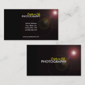 写真撮影の名刺 名刺 (正面/裏面)