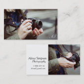 写真撮影の名刺 名刺 (正面/裏面)