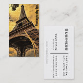 写真撮影の表示 名刺 (正面/裏面)