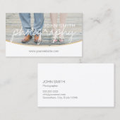 写真撮影のBackgoundのイメージのイベントのカメラマン 名刺 (正面/裏面)