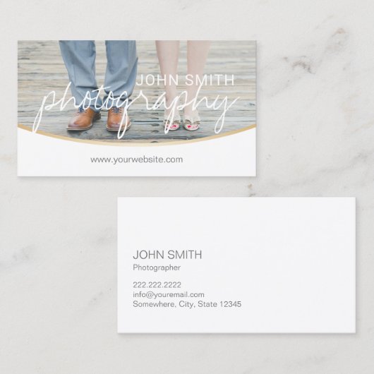 写真撮影のBackgoundのイメージのイベントのカメラマン 名刺 (正面/裏面)