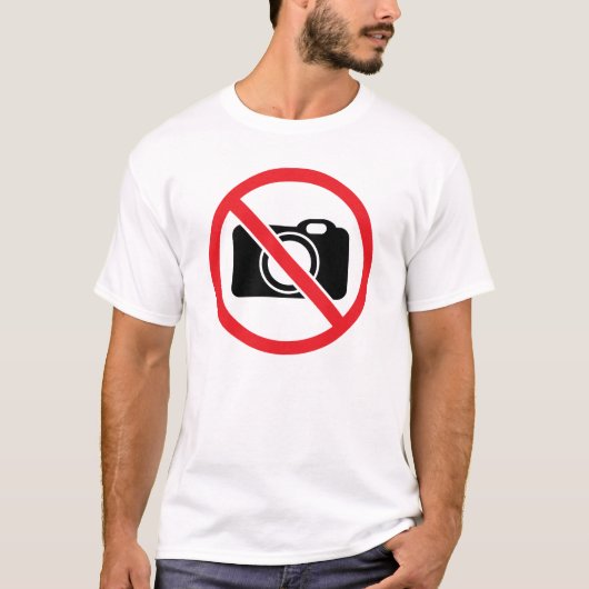 写真撮影のTシャツ無し Tシャツ (正面)