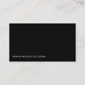 写真撮影は専門レンズを整備します 名刺 (裏面)