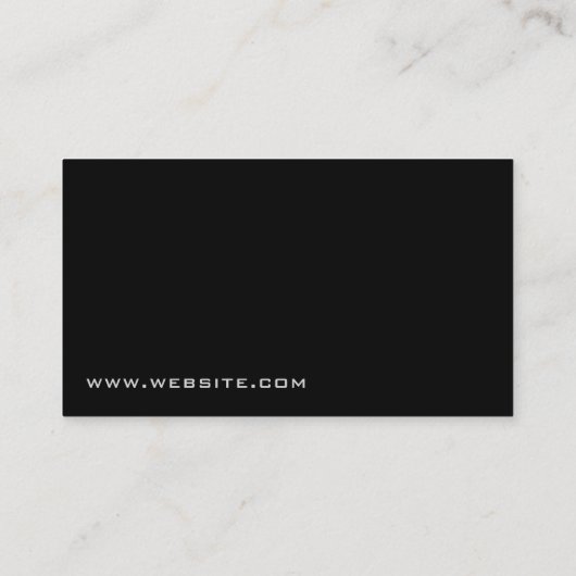 写真撮影は専門レンズを整備します 名刺 (裏面)