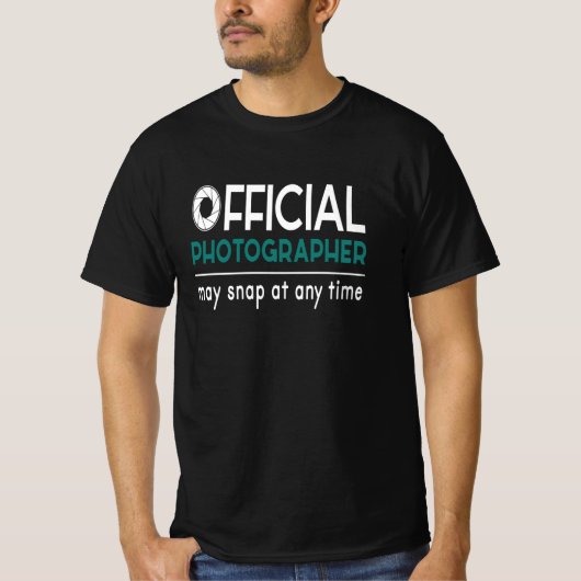 写真撮影オフィシャル Tシャツ (正面)