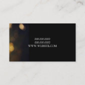 写真撮影カメラレンズポートレート 名刺 (裏面)