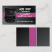 写真撮影カメラ名刺 名刺 (正面/裏面)