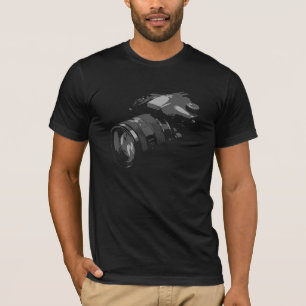 写真撮影カメラ Tシャツ