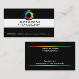 写真撮影シャッター 名刺