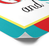 写真撮影スタジオ看板 カーニバル サーカス 誕生日 R ポスター (角)