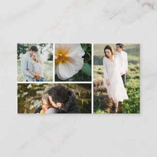 写真撮影ビジネス倍数の写真 名刺