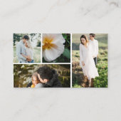 写真撮影ビジネス倍数の写真 名刺 (正面)