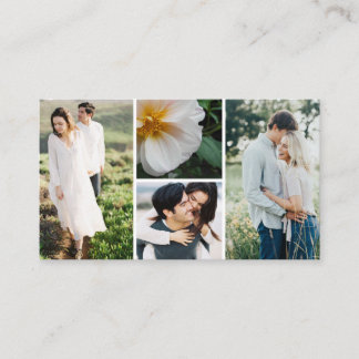 写真撮影ビジネス倍数の写真 名刺