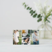 写真撮影ビジネス倍数の写真 名刺 (スタンド正面)