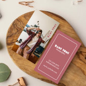 写真撮影フォトグラファーPink 名刺