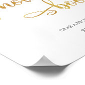 写真撮影ブース ゴールド ホワイト おしゃれ ウェディングサイン ポスター (角)