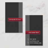 写真撮影及びデザインの名刺 名刺 (正面/裏面)