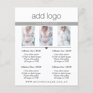 写真撮影料金ガイド 料金一覧 セッション料金 チラシ