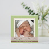 写真撮影洗礼式招待 :: エレガンス９SQ 招待状 (スタンド正面)