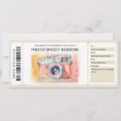 写真撮影用ギフト券 招待状 (正面)