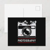 写真撮影者カメラレンズおもしろいギフト ポストカード (正面/裏面)