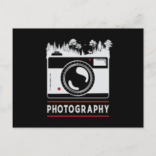 写真撮影者カメラレンズおもしろいギフト ポストカード