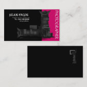 写真撮影者カメラ名刺 名刺 (正面/裏面)