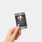 写真撮影者プレスバッジ バッジ (手持ち)