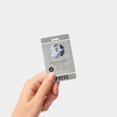 写真撮影者プレスバッジ バッジ (手持ち)
