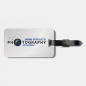 写真撮影装置の荷物のラベル ラゲッジタグ (裏面横)