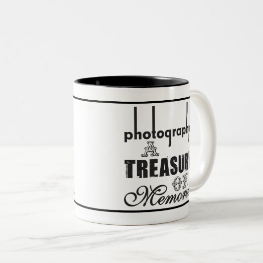 写真撮影記憶の宝庫 ツートーンマグカップ (正面右)
