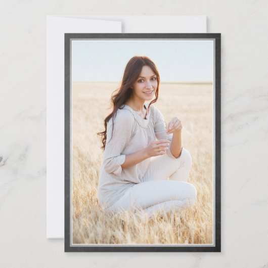 写真撮影：両親から白板卒業 案内状 (裏面)