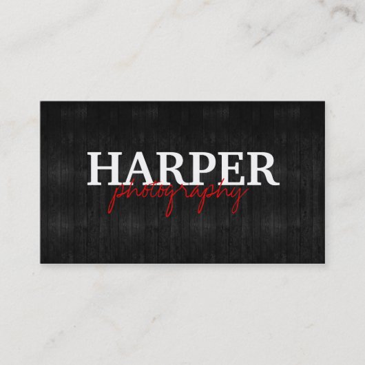 写真撮影 名刺 (正面)