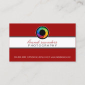 写真撮影 名刺 (正面)