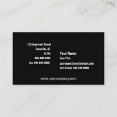 写真撮影 名刺 (裏面)