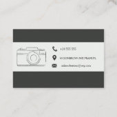 写真撮影 名刺 (裏面)