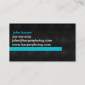 写真撮影 名刺 (裏面)