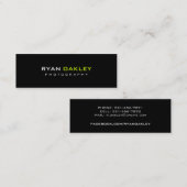 写真撮影-名刺 スキニー名刺 (正面/裏面)