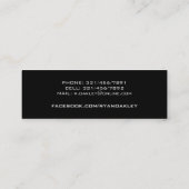 写真撮影-名刺 スキニー名刺 (裏面)