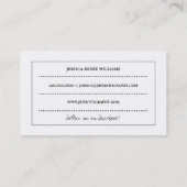 写真撮影| Chalboard 名刺 (裏面)