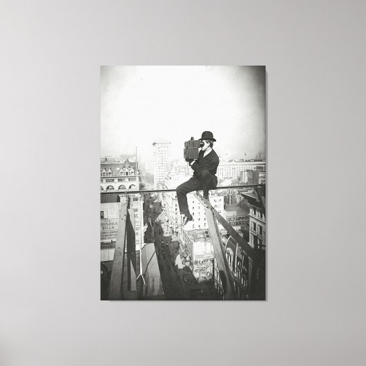 写真撮影NYC上5番街（1905年） キャンバスプリント (正面)