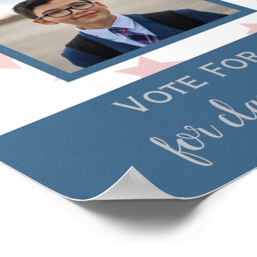 写真教室での学生選挙運動 ポスター (角)