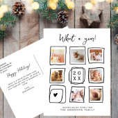 写真数々ののドードルフレーム年のクリスマス シーズンポストカード