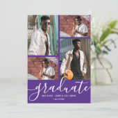 写真数々のの卒業 案内状 (スタンド正面)