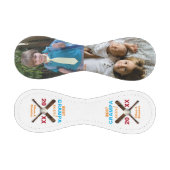 写真数々のカスタム最高のグランパ父の日 野球ボール (パネル)