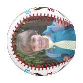 写真数々のカスタム最高のグランパ父の日 野球ボール (正面左)