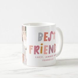 写真数々のカラフルおもしろい最高の友達 コーヒーマグカップ