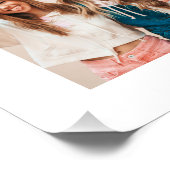 写真数々のカラフルおもしろい最高の友達 ポスター (コーナー)