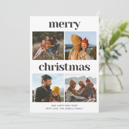 写真数々のクリスマスカード シーズンカード (スタンド正面)