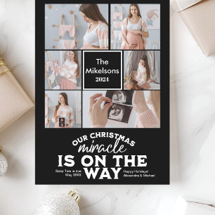 写真数々のクリスマス妊娠の発表 シーズンカード